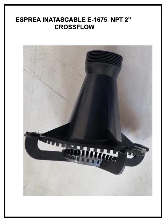 Esprea inatascable para torre de enfriamiento
