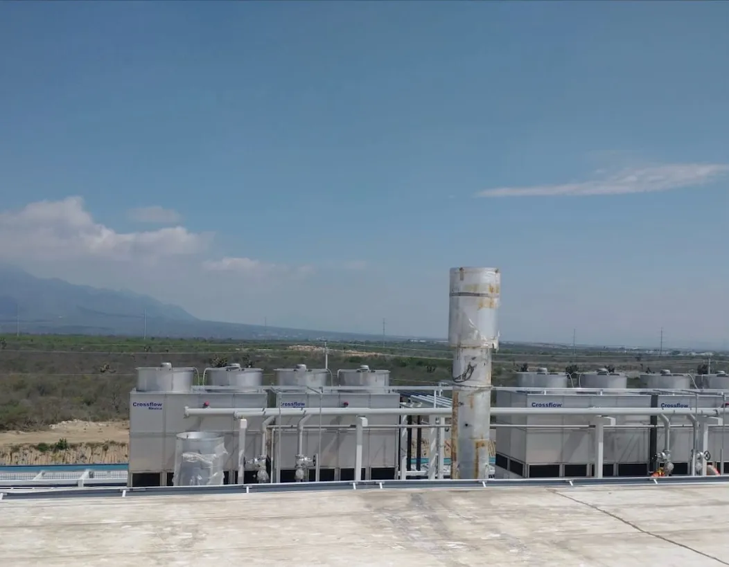 Proyecto de torre de enfriamiento en Jumex Monterrey