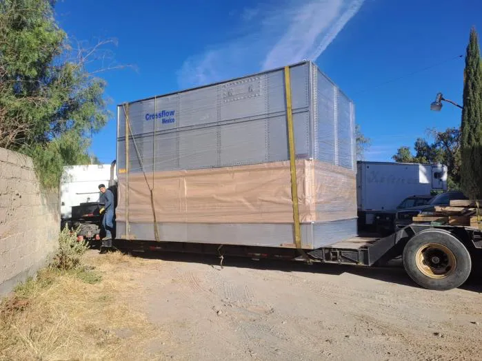 Transporte de torre de enfriamiento